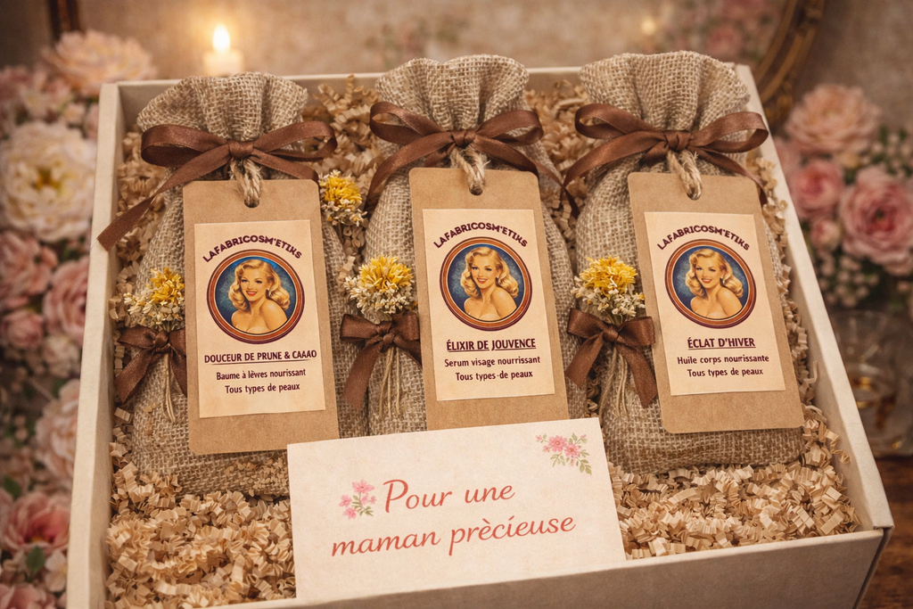 coffret fête des mères, soins naturels artisanaux  