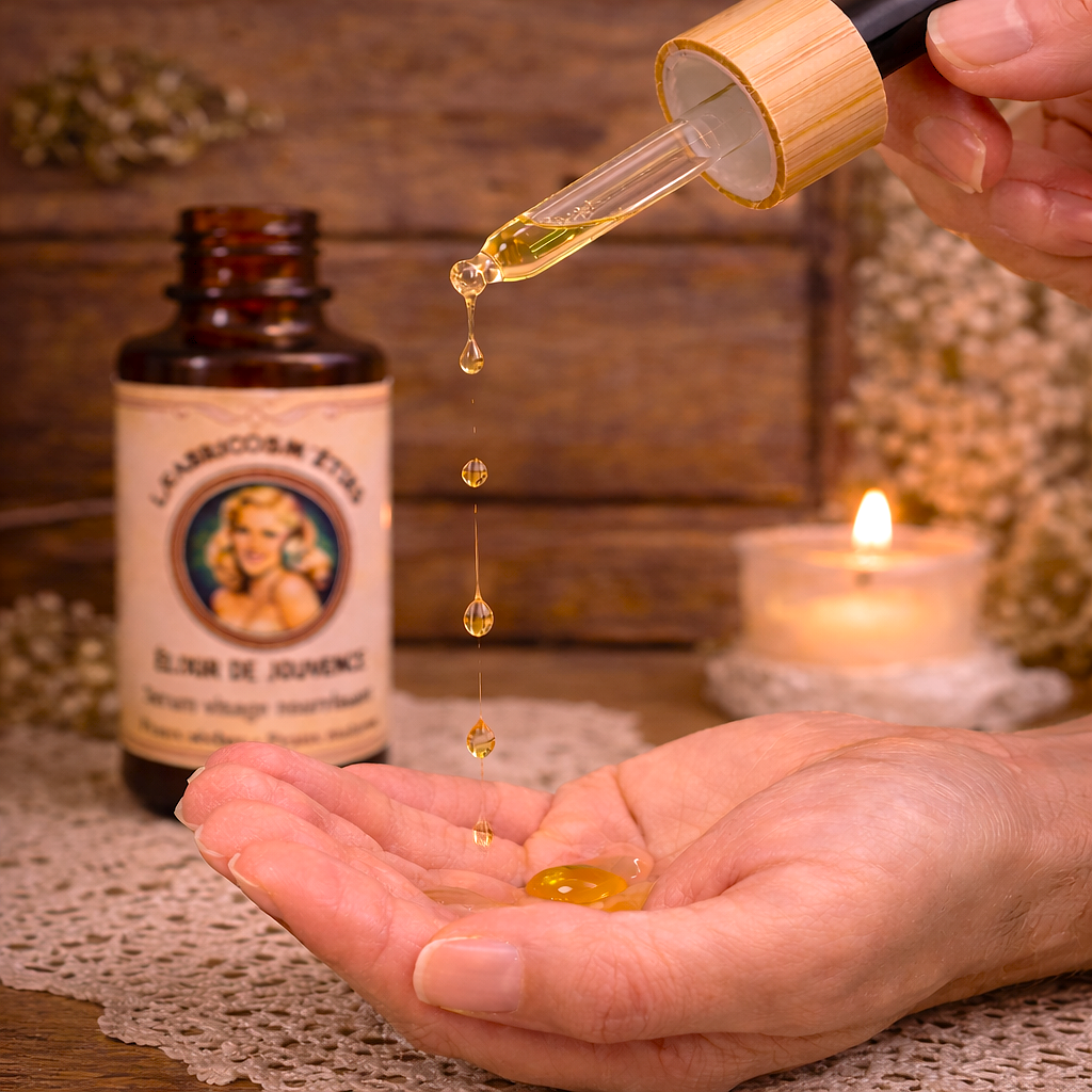 sérum visage anti âges élixir de jouvence  lafabricosm'etiks 