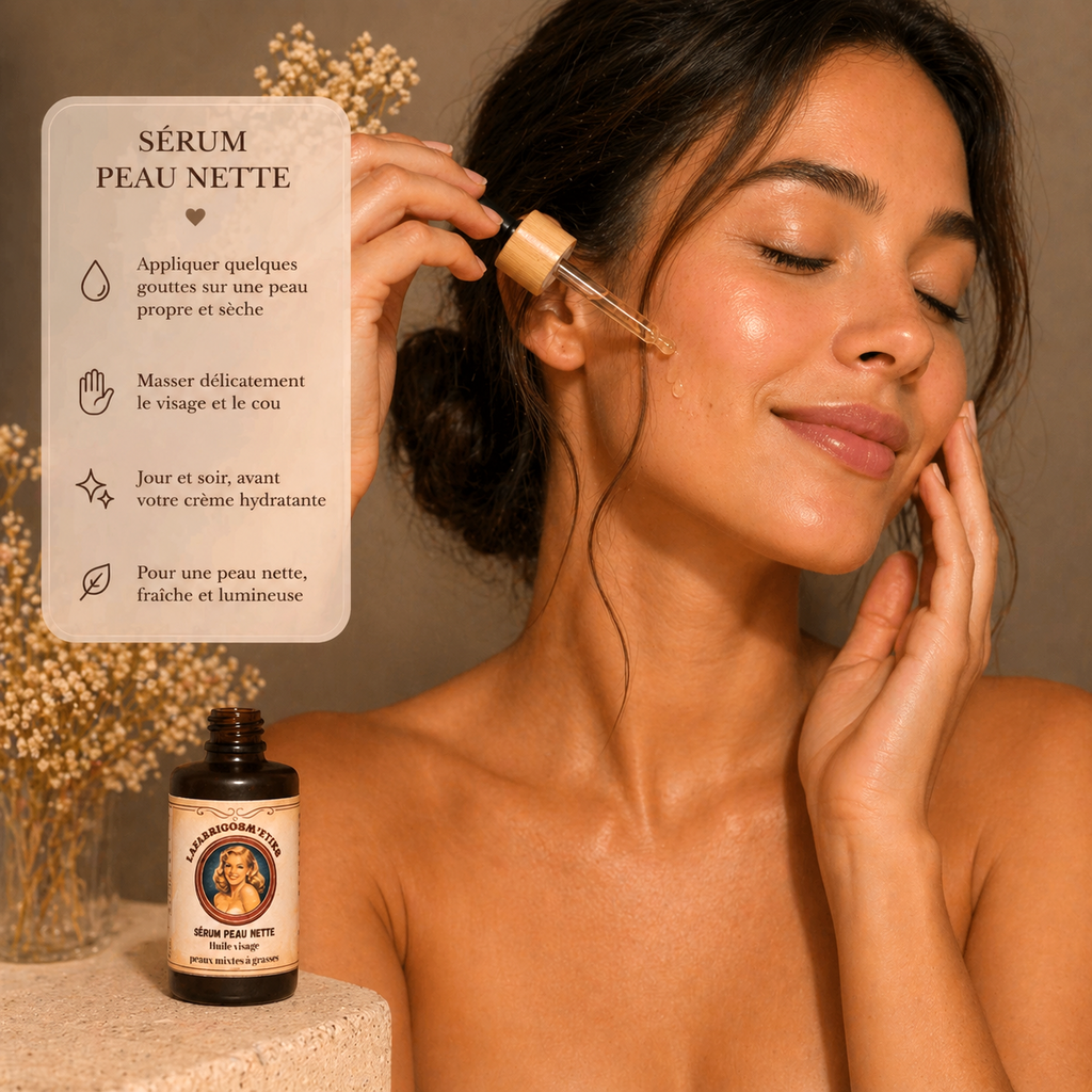 "Sérum Peau Nette LAFABRICOSM'ETIKS - cosmétique naturelle pour peau nette et purifiée"