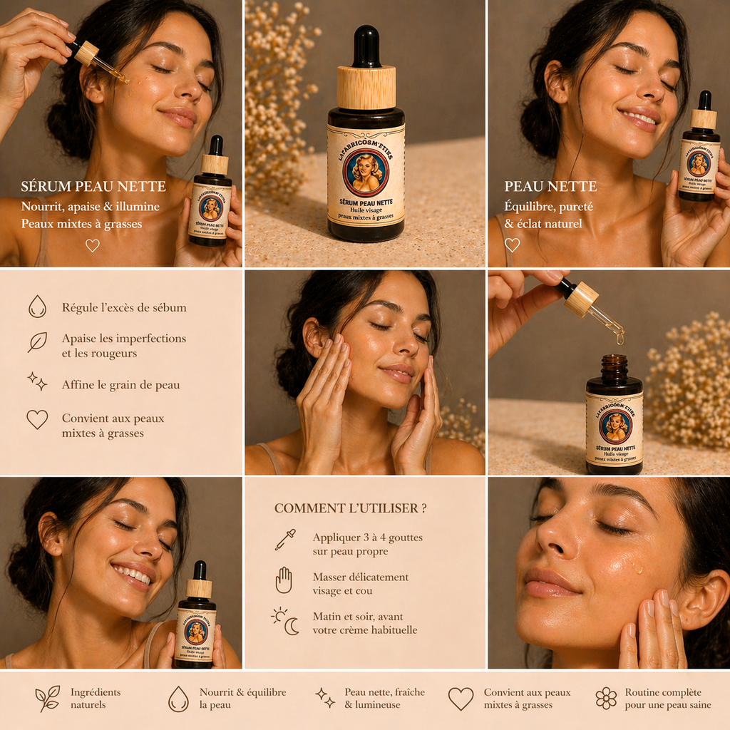 "Sérum Peau Nette LAFABRICOSM'ETIKS - soin artisanal naturel anti imperfections"