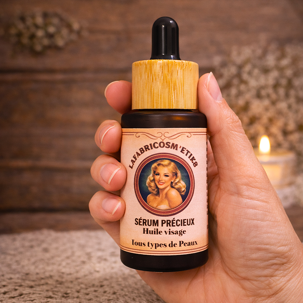 lafabricosm'etiks érum visage précieux pour peaux sensibles tous types de peaux 